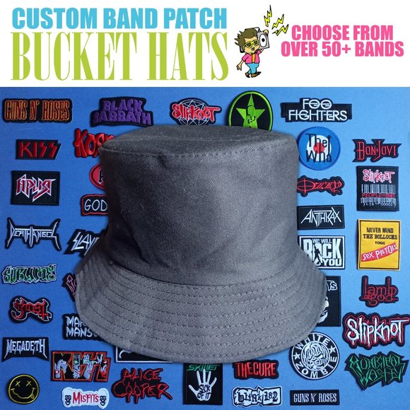 Custom Band Patch Bucket Hats - Picture 7 of 17